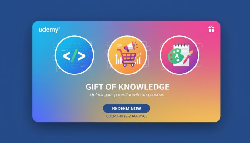 Udemy kurs poklon kartica kupovina Udemy kurs poklon kartica kupovina